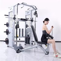 Machine Smith commerciale avec support de poids et station de squat pour des performances extrêmes, une utilisation à la maison ou au gymnase