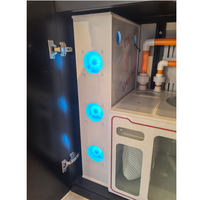 Nouveau modèle d'aquarium en verre pour récif corallien d'eau salée avec boîtier d'alimentation et zone de débordement ultra-mince - Personnalisable pour salon
