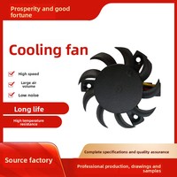 Ventilateur de refroidissement sans cadre DC à lame thermoplastique 4007 OEM/ODM pour chargeur, stockage d'énergie, contrôle industriel, carte mère d'ordinateur 12V