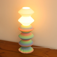 Lampes LED imprimées en 3D, rechargeables par USB, lampes décoratives pour la chambre, veilleuse pour enfants, lampe de chevet pour la chambre à coucher