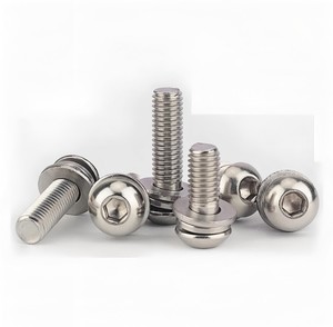 A2 cabeza de botón cabeza hueca tornillos Allen pernos <span class=keywords><strong>DIN7380</strong></span> - Product Image 4