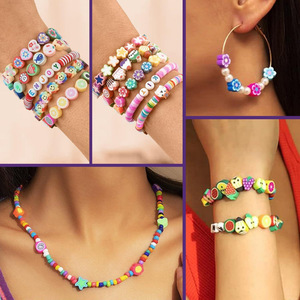 Diy Polymer <b>Clay</b> Bead Jewelry <b>Set</b> 2300 Pieces 26 Compartments Letter And Shape Beads For Kids Craft Making - Product Image 4