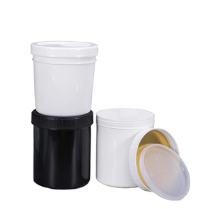 ถังเก็บกระป๋อง1L ขนาด250มล. 500มล. พร้อมฝาปิดขวดพลาสติกสำหรับบรรจุภัณฑ์ตัวอย่างสี - Product Image 1