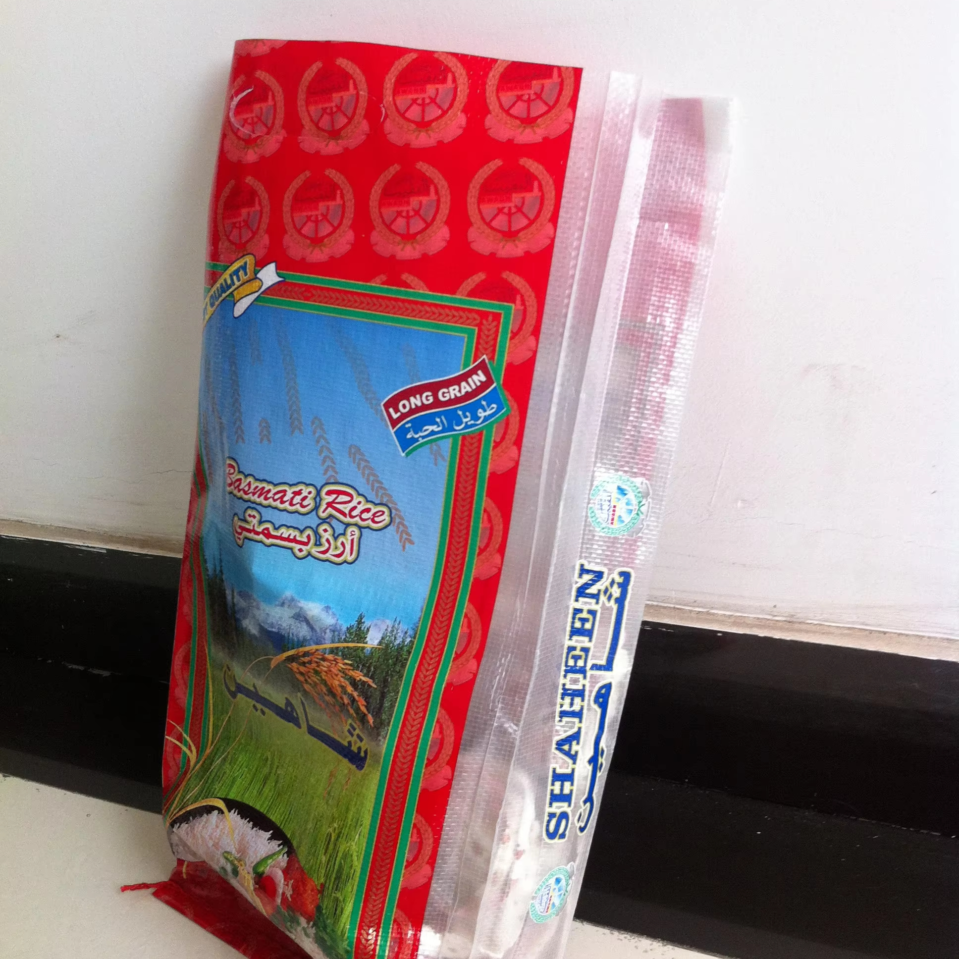OEM Hot Sale Eco-Friendly Recyclable 20KG 25KG 50KG Custom Sizes BOPP Woven Food-grade Bag for Mill Rice Flour Feed