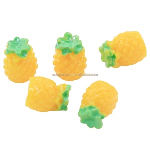 Mini Dijes de Resina de Piña 3D de 12mm para Mujeres y Niñas, Llaveros, Dijes para Slime, Decoración para Manualidades DIY - Product Image 2