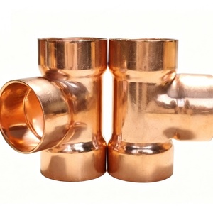 Factory Price <b>Copper</b> Tee High Quality <b>Copper</b> Equal Diameter Tee Small and Middle Diameter Pipes <b>Copper</b> Tee - Product Image 4