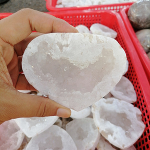 حجر العقيق المغربي الطبيعي بالجملة على شكل قلب وبيضة للديكور المنزلي - Product Image 3