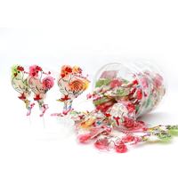 Wholesale Halal Fruity Flavor Multi-Color Rooster Shape Lollipop Sweet Hard Candy