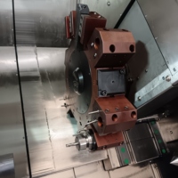Máquina Herramienta Combinada de Torneado y Fresado CNC de Alta Calidad con Torreta Motorizada BMT55, Contrapunto Hidráulico y Mandril