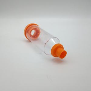 Masque en silicone pour enfants en aérosol, chambre de dosage avec valve, inhalateur, dispositif d'espacement pour l'asthme des enfants, antistatique, CE - Product Image 4