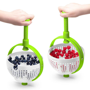 Hot Bán Tùy Chỉnh Hộ Gia Đình Nhựa <span class=keywords><strong>Salad</strong></span> Công Cụ Quay Trái Cây Rau Cống Giỏ Của Nhãn Hiệu Quay Máy Sấy Cho Các Loại Trái Cây Rau - Product Image 1