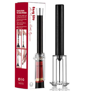 Accessoires de bar, ensemble de 4 outils à vin, pompe à air pour ouvrir le vin, pour les amateurs de vin - Product Image 5