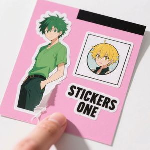 Hoja de Pegatinas Holográficas Impermeables, Impresión Personalizada de Vinilo Transparente, Hoja de Pegatinas con Corte de Beso, Hojas de Pegatinas Personalizadas - Product Image 5