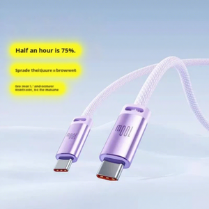 CE Nylon <strong>USB</strong> Type-C to Type-C 5A Fast Charging <strong>Cable</strong> 100W for PD27W IOS <strong>Printer</strong> - Product Image 4