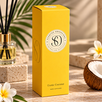 Boîte d'emballage imprimée pour diffuseur de parfum, boîte personnalisée pour parfum, boîte en papier couleur, fabricant et fournisseur d'emballages de luxe pour parfums d'intérieur