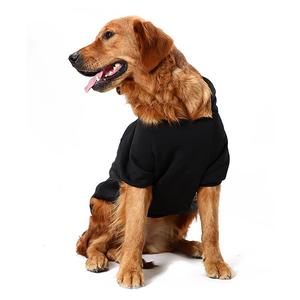 Sweat à capuche pour <span class=keywords><strong>chien</strong></span> <span class=keywords><strong>en</strong></span> polyester confortable de qualité supérieure, col large, poignets élastiques, plusieurs couleurs et tailles, vêtements chauds pour animaux de compagnie pour l'automne et l'hiver, doré - Product Image 3