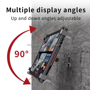Oem Wall <strong>Mount</strong> 10-13'' Anti-Theft Security Monitor Display Stand Adjustable Aluminium Tablet Display <strong>Bracket</strong> With Sturdy Base - Product Image 2