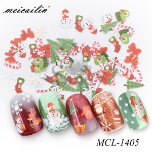 Nouvelles décorations d'ongles 3D, autocollants pour ongles de Noël, autocollants mignons de dessins animés, autocollants DIY, série sapin de Noël et <span class=keywords><strong>rennes</strong></span>. - Product Image 1