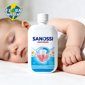 SANOSSI Bain de bouche portable à la <span class=keywords><strong>menthe</strong></span> 248 ml pour animaux de compagnie – Soin dentaire domestique contre les maladies des gencives et les problèmes dentaires - Product Image 1