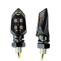 Luz Intermitente para Motocicleta, Mini Intermitente de 5 LED, Perno M8, 0.26W, 12V, IP65, Marca E, E8, 35x18x15mm