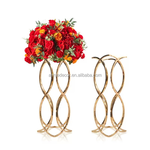<span class=keywords><strong>Support</strong></span> <span class=keywords><strong>de</strong></span> fleurs moderne en métal doré pour centre <span class=keywords><strong>de</strong></span> table, présentoir floral pour mariage, événement, fête, décorations - Product Image 5