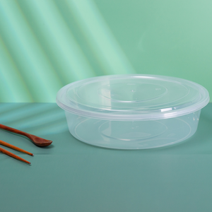 Contenitori Alimentari in <span class=keywords><strong>Plastica</strong></span> Monouso Riciclabili Vaschette Rotonde per Negozi <span class=keywords><strong>di</strong></span> Frutta Snack Bar Ristoranti - Product Image 2