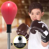 Ballon de vitesse en cuir de grande qualité, poinçonnage, cible, pour boxe, réflexe