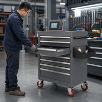 Sistema Automático de Inventario de Herramientas, Solución Digital de Gestión de Herramientas, Gabinete Industrial con Cajones