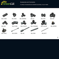 Suspension linéaire de luminaire de tubeline led bricolage d'éclairage d'aimant avec des connecteurs