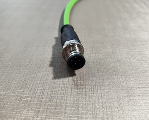 M12 zu RJ45 codiertes Kabel Ethernet-Netzwerk kabel ADX-Typ Hoch flexibles doppelt abgeschirmtes Twisted Pair-Kabel - Product Image 2