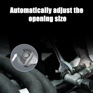 Черный промышленный гаечный ключ-«краб» с быстрой регулировкой, зубчатый, из хромомолибденовой стали - Product Image 6