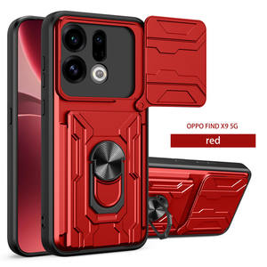 Funda Protectora para Teléfono con Ventana Deslizante para Protección de Lente, Resistente a Golpes, para OPPO Find X9 5G - Product Image 1