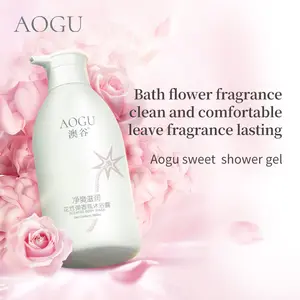 Gel de banho bomba flor de longa duração fragrância rosa natural ingredientes orgânicos hidratante perfumado lavagem corporal branqueador