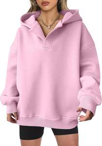 เสื้อสเวตเชิ้ตผู้หญิงคอวีทรงโอเวอร์ไซส์ ผ้าฟลีซ แขนยาว สไตล์พูลโอเวอร์ เสื้อผ้าแฟชั่นฤดูใบไม้ร่วงปี 2025 ชุดฮู้ดดี้สั่งทำพิเศษสำหรับผู้หญิง - Product Image 6