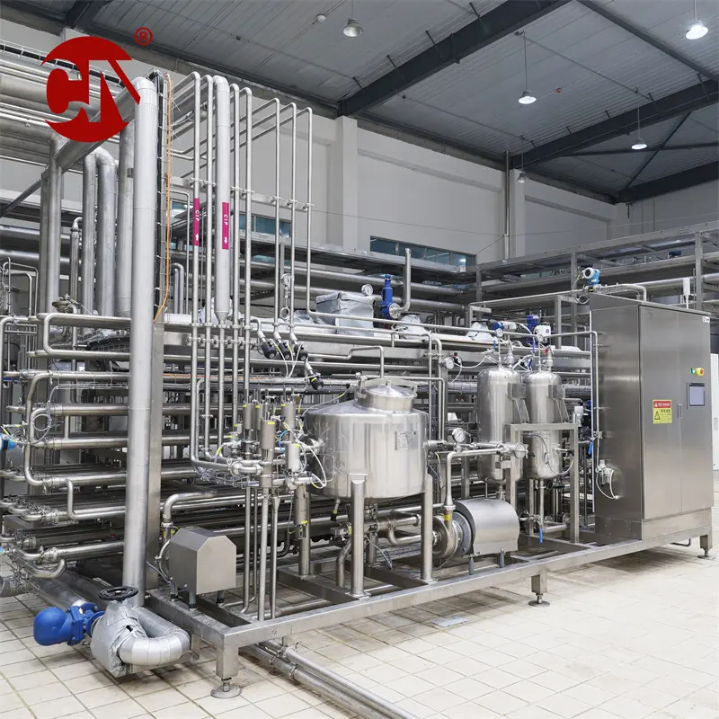 Aseptic Tubular UHT Milk Sterilizer For Sale Pasteurization machine-500 kg per hour