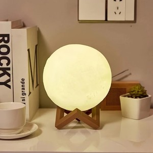 LED Moon Galaxy Night <b>Light</b> Book <b>Light</b> Indoor Bedroom Decor Portable Ambient Lighting Lamp For Home Decoration - Product Image 5
