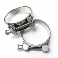 Prix usine 201SS Collier de serrage robuste à vis unique, pièces de maintenance maritime OEM personnalisées, anneau de fixation métallique stable