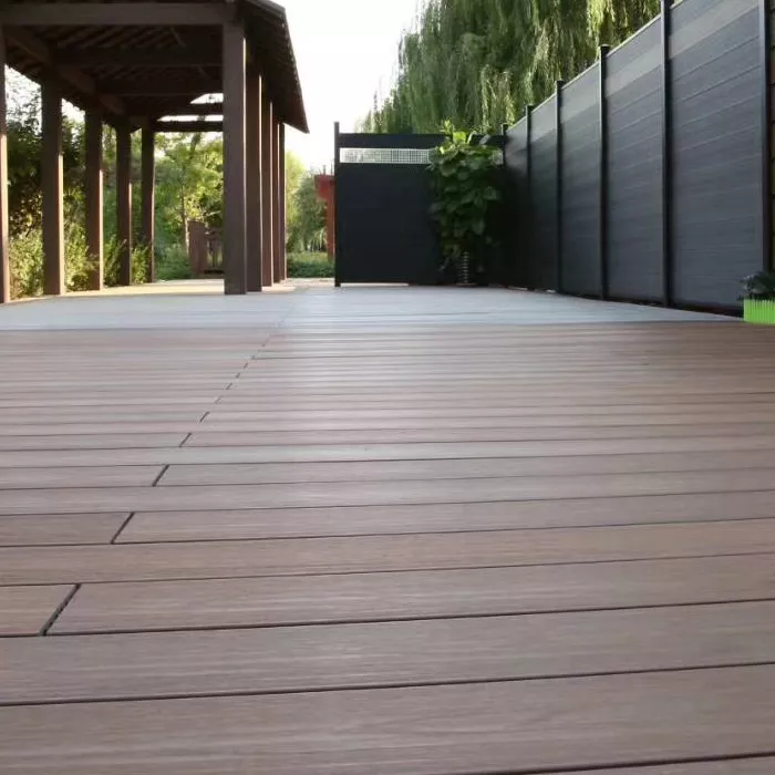 Plastic Crack Resistant WPC Decking WPC Terrace Board 140x25x2900