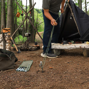 Piquets de tente en acier de 30 cm, épaissis, pour camping en plein air, alpinisme, plage, neige - Product Image 4