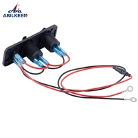 12V ON OFF bouton interrupteur USB C double PD QC 3.0 chargeur rapide USB chargeur prise pour voiture bateau Marine RV moto