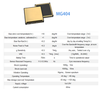 Chip de Giroscopio MEMS de Alta Precisión ±400 ° /s Salida de 12 kHz