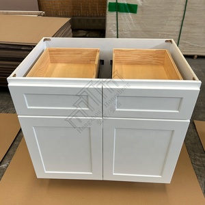 Ventas directas de fábrica Gabinete de cocina con coctelera blanca Vietnam Listo para ensamblar Nuevos gabinetes base modernos - Product Image 4