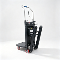 Chariot à escaliers électrique robuste de 400 kg, alimenté par batterie au lithium 48 V, pliable, pour le shopping et les outils, moteur 800 W