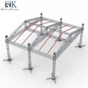 Stage <b>Lighting</b> Events Spigot Truss Heavy Duty Aluminum Alloy Portable Square SpeakerBox Truss for Concerts - Product Image 4