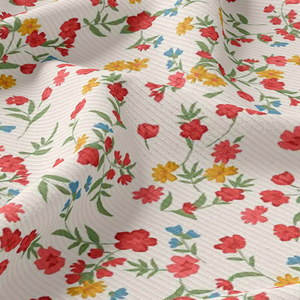 Tissu côtelé en polyester personnalisé professionnel, style côtelé d'été, tissu côtelé non brossé pour vêtements - Product Image 4