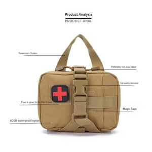 Equipo Multifuncional para Campismo al Aire Libre, Kit de Herramientas de Supervivencia de Emergencia, Suministros Tácticos de Primeros Auxilios, Artículos Esenciales de Seguridad - Product Image 2