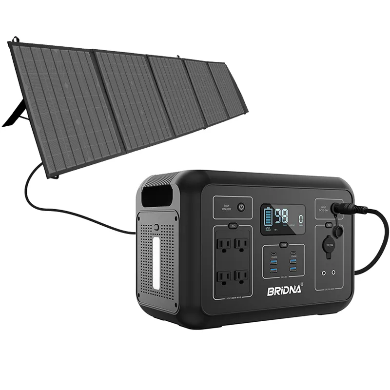 2000W 96ah 2131wh générateur d'énergie solaire domestique 110v 220v 2000 watts centrale électrique portable extérieure