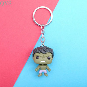 QYS belle Marvel Iron Man Spider Man héros porte-clés sac à main décoration Anime porte-clés en caoutchouc PVC dessin animé - Product Image 6