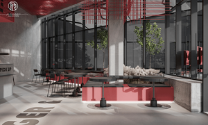 Muebles personalizados para pizzería, cafetería <span class=keywords><strong>y</strong></span> panadería, diseño de interiores para centro comercial <span class=keywords><strong>y</strong></span> supermercado, ideas de decoración para restaurante de pizza - Product Image 5