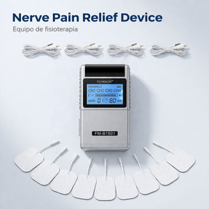 Apparecchiatura per Fisioterapia TENS a 4 Canali per il Sollievo dal Dolore Nervoso e la Neuralgia Profonda con Impulsi Modulati - Product Image 1